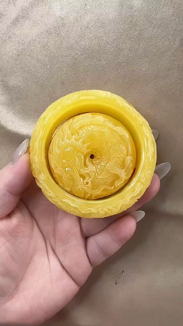 琥珀颈饰未镶嵌手镯57