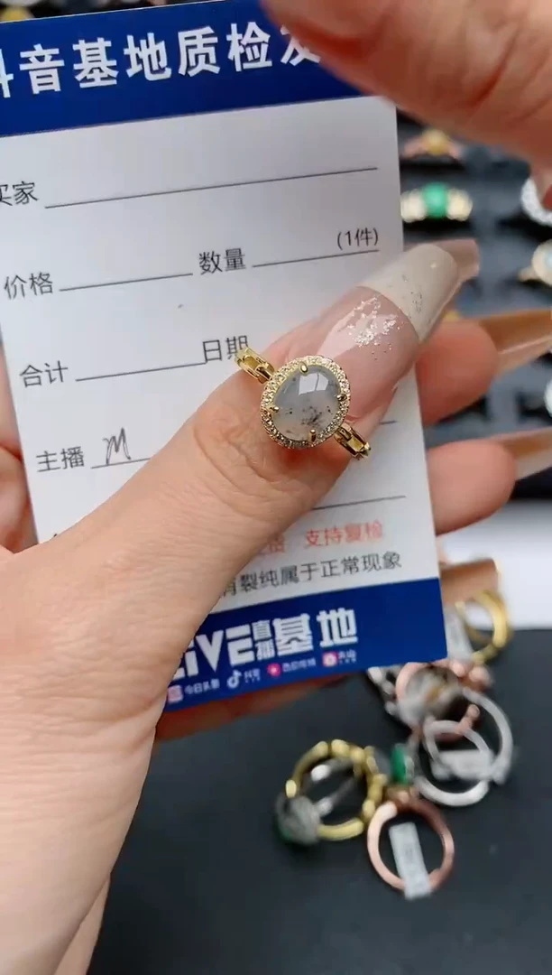 【闪购商品】翡翠戒指银S925镶嵌...........