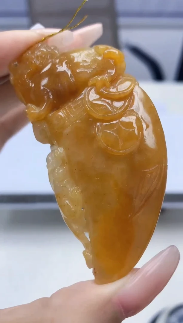 定制翡翠未镶嵌4868xx-毛货挂件49