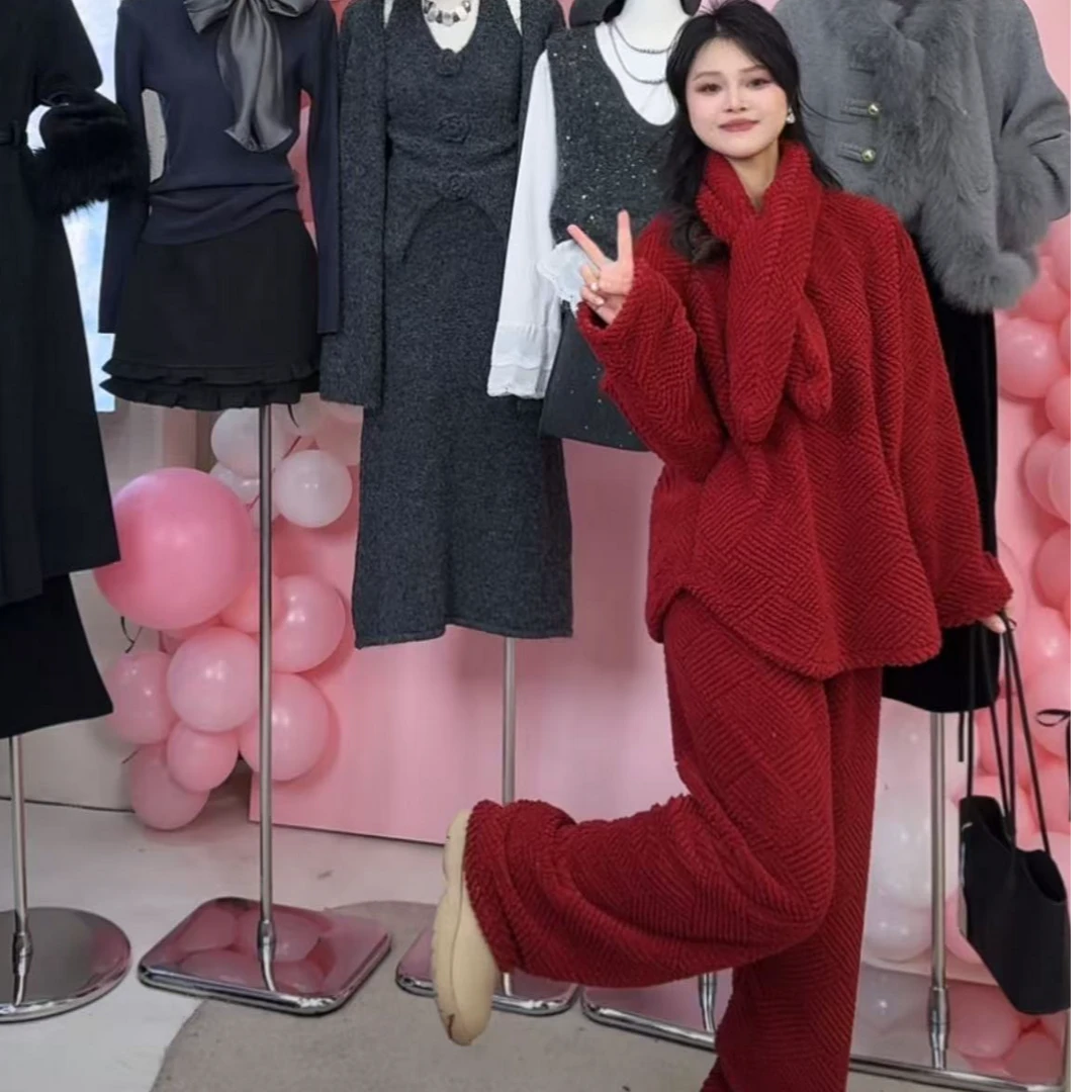 【苏兰文】新品家居服三件套套装-1017