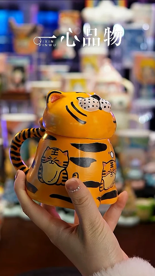 杯子瓷A272景德镇手工手绘杯子摆件