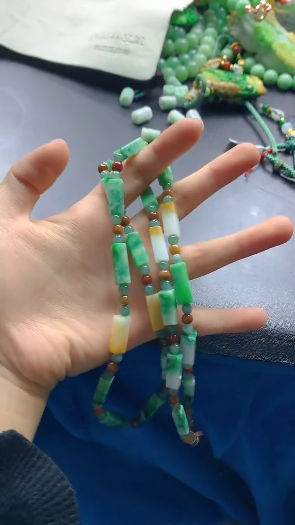 颈饰未镶嵌翡翠天然缅甸a货翡翠