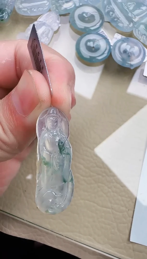 颈饰未镶嵌翡翠缅甸翡翠a货