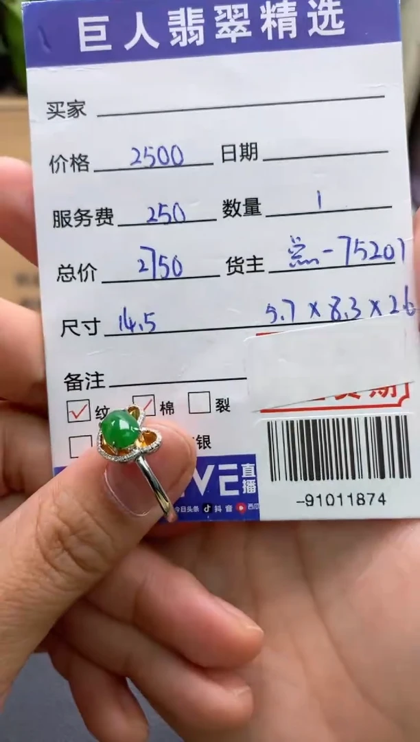 颈饰18K金镶嵌翡翠多人-91011874