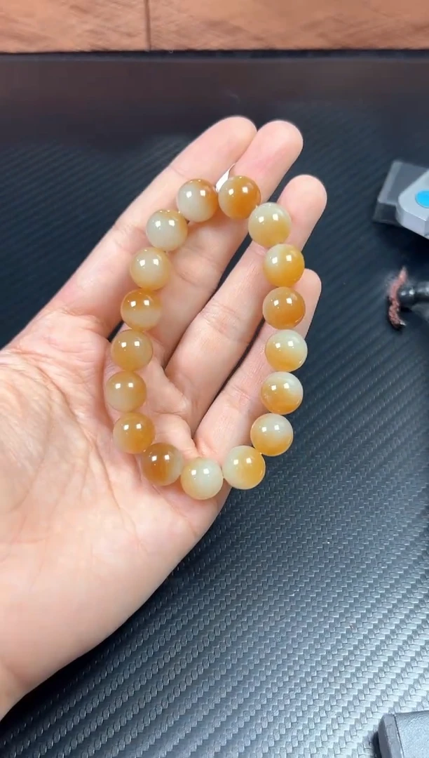 手串未镶嵌和田玉若羌微色差卡12
