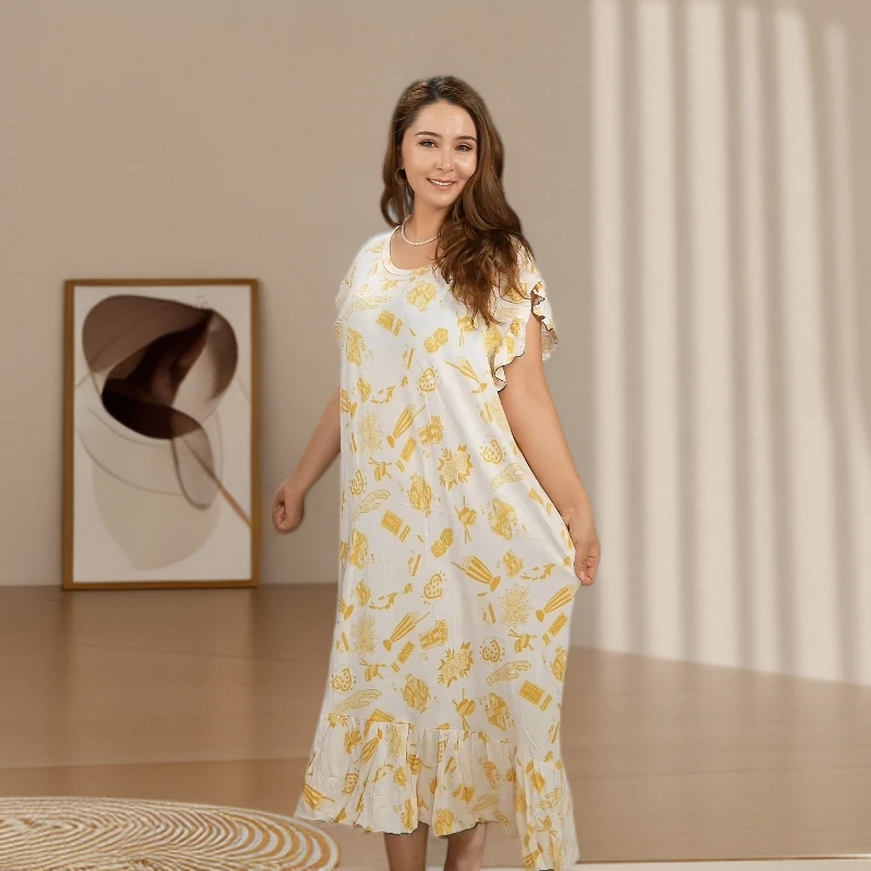 (乌市发货)新款舒适莫代尔女款连衣裙