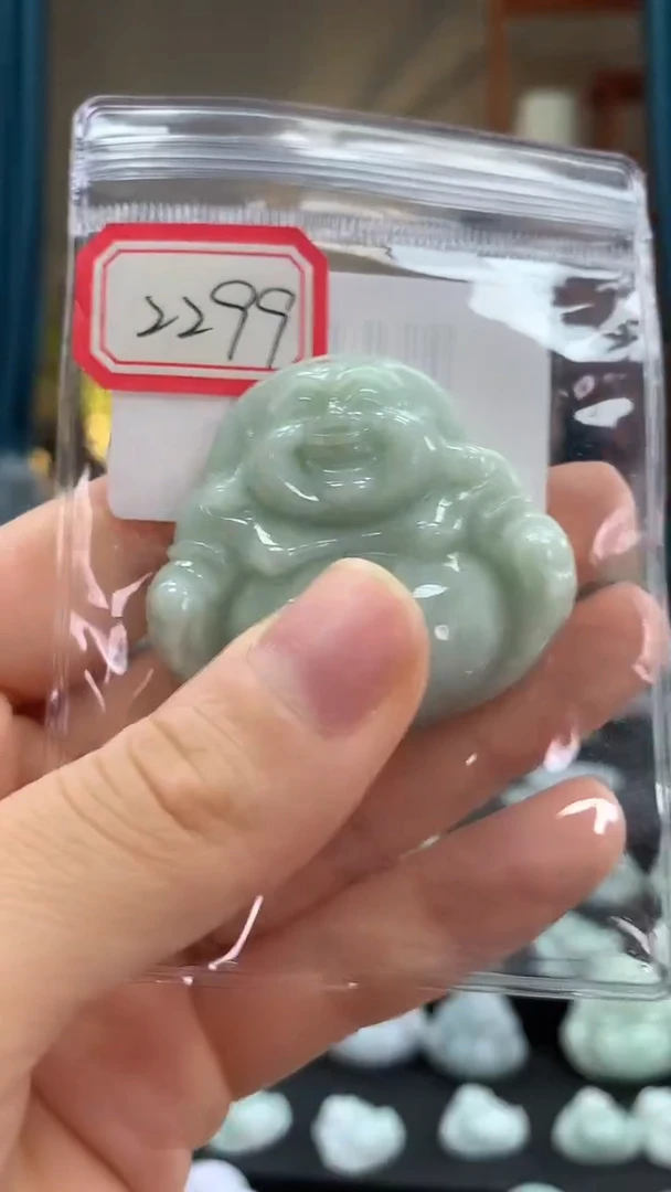 颈饰未镶嵌翡翠佛公2299