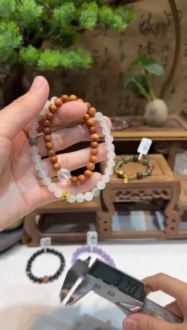 未镶嵌手链石英质玉手饰@@