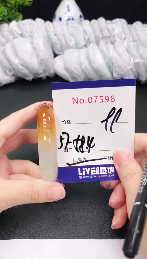 未镶嵌手镯翡翠7598