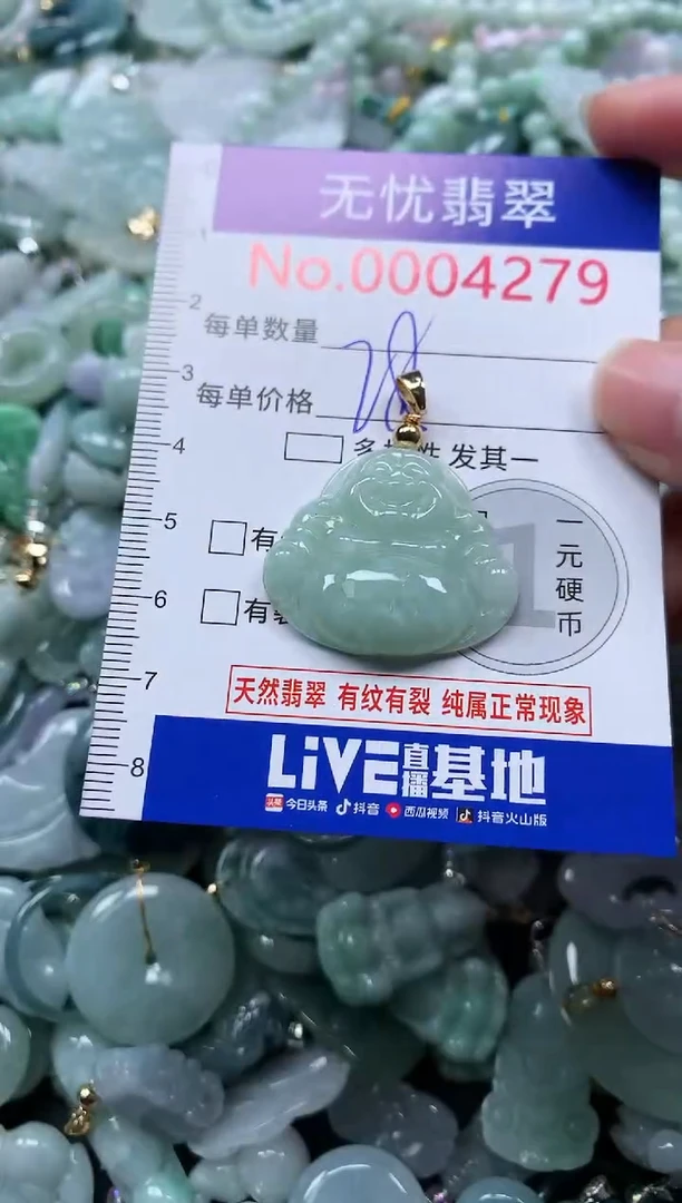 颈饰未镶嵌翡翠4279