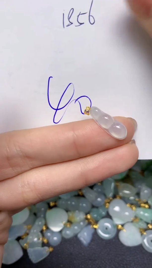 【闪购商品】翡翠颈饰18K金镶嵌 天然翡翠A货