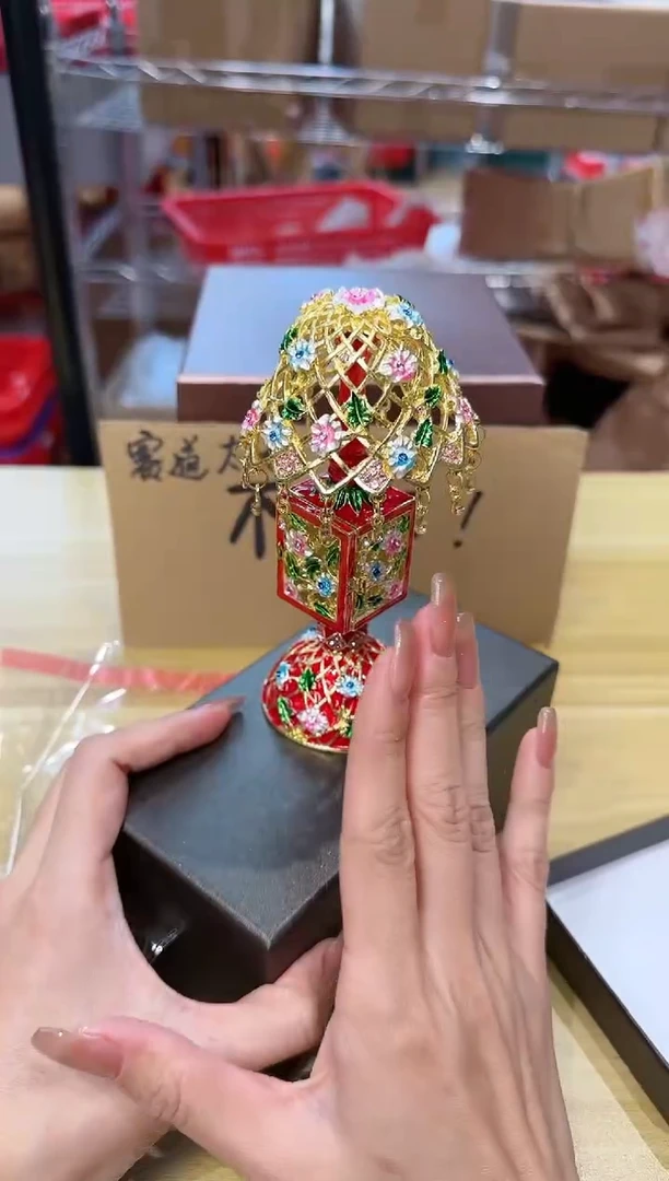 【闪购商品】茶宠珐琅首饰盒摆件AD101