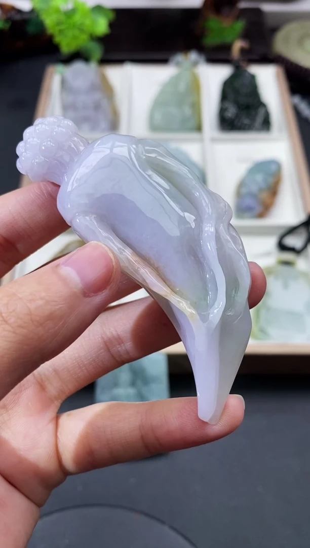 颈饰未镶嵌翡翠天然缅甸A货翡翠