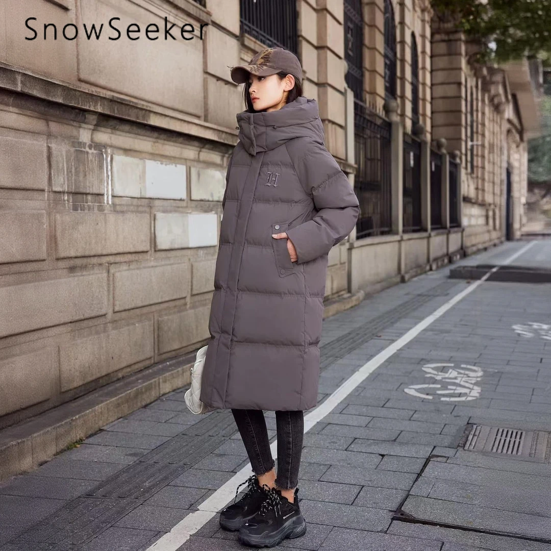 【陆仙人专属】探雪者女休闲时尚长款羽绒服TSD2426