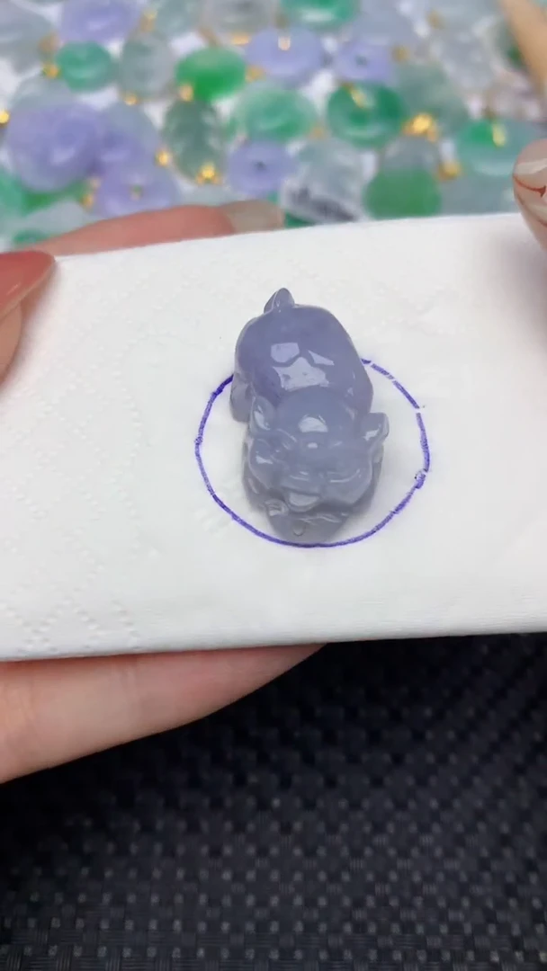 翡翠未镶嵌颈饰天然翡翠a货