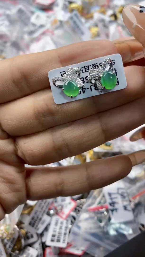 翡翠戒指银S925镶嵌100000   8