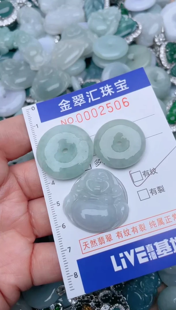 翡翠未镶嵌颈饰2506.........1