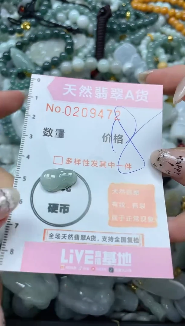 翡翠未镶嵌颈饰闪购0209472
