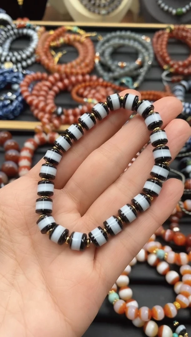 【闪购商品】玛瑙/玉髓手串未镶嵌手串