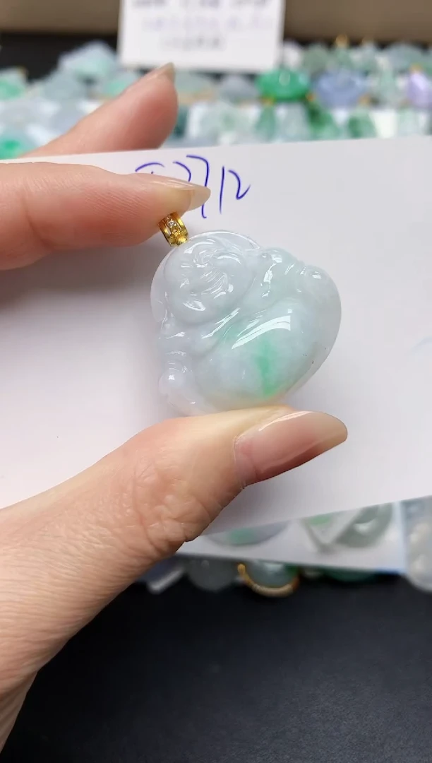 颈饰未镶嵌翡翠天然缅甸A货翡翠百元以上9元证书费自理