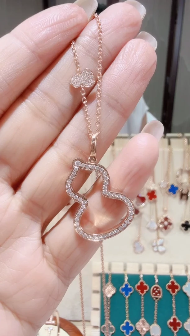 套链18K金镶嵌钻石套链