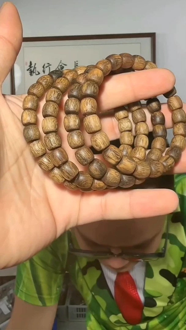 沉香手串a55号沉水菩萨棋单圈0.9多样性发一