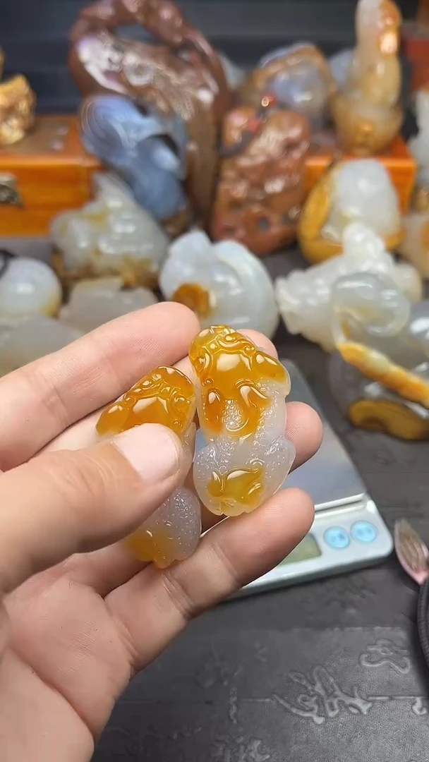 【闪购商品】玛瑙/玉髓吊坠未镶嵌1