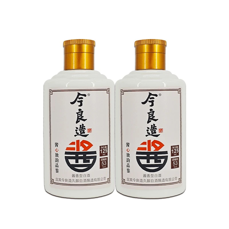 今良造酱心独韵品鉴双瓶装-纯粮大曲坤沙工艺酱香型小酒53度125ml