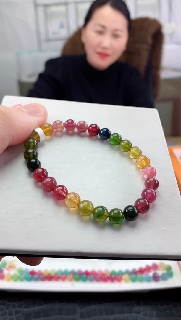 【闪购商品】碧玺手串未镶嵌多样性发一条
