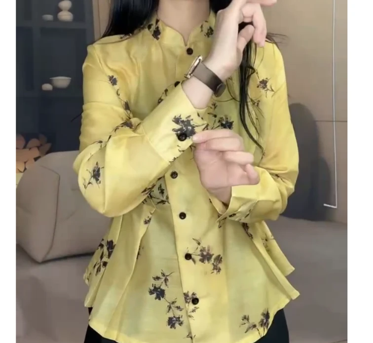 2025夏季新款网红同款洋气韩版潮流设计感休闲印花上衣女M2