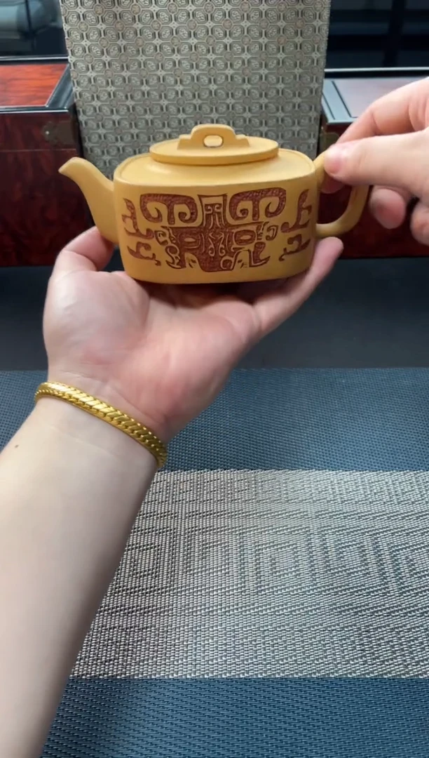 茶壶紫砂74 宜兴原矿紫砂