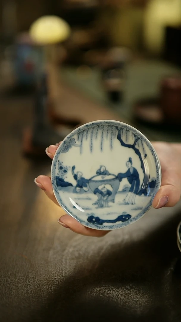 阿眠    故事画片茶盘