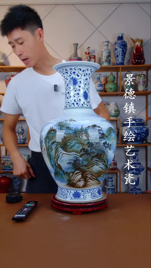 现代景德镇手工手绘陶瓷摆件59