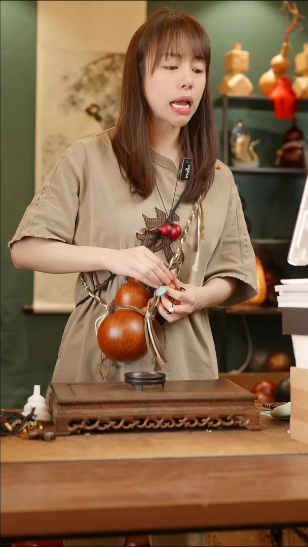 346号精品天然大漆工艺防渗内胆酒葫芦~