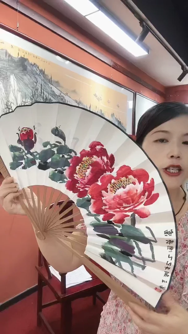 国画陈朝文/国画/扇面