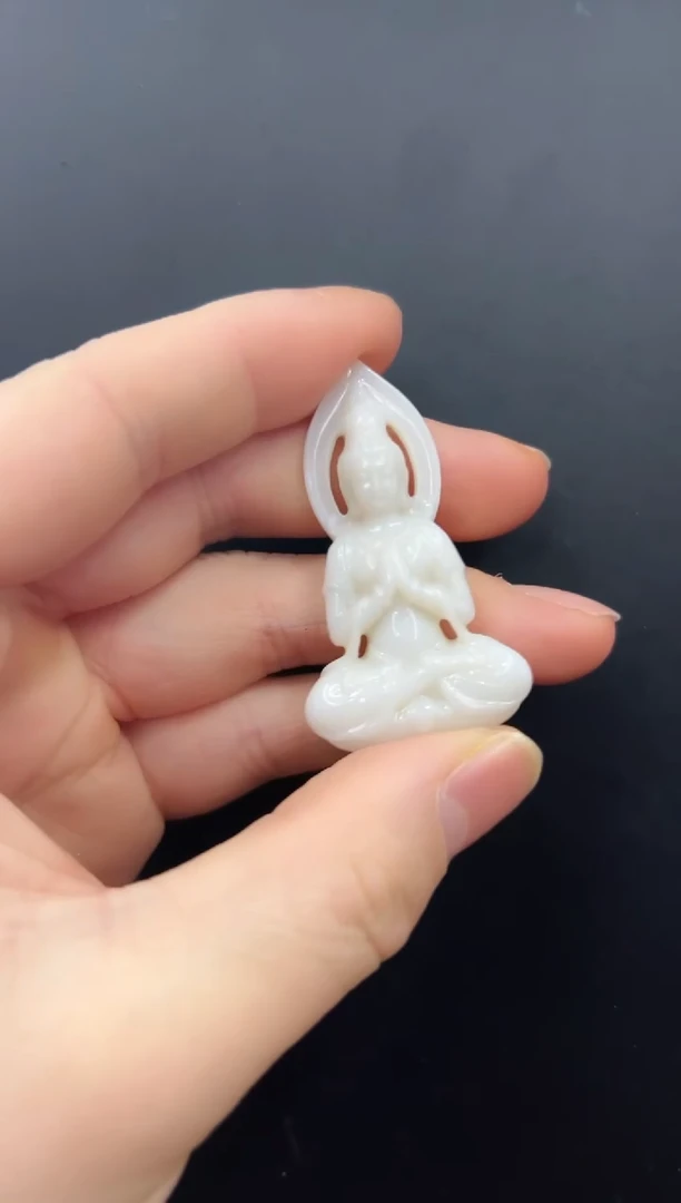 【闪购商品】和田玉颈饰未镶嵌观音吊坠-511461