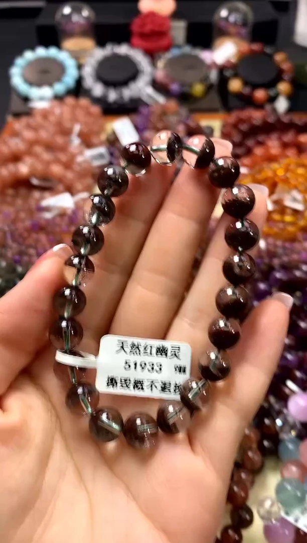 未镶嵌手链水晶9*