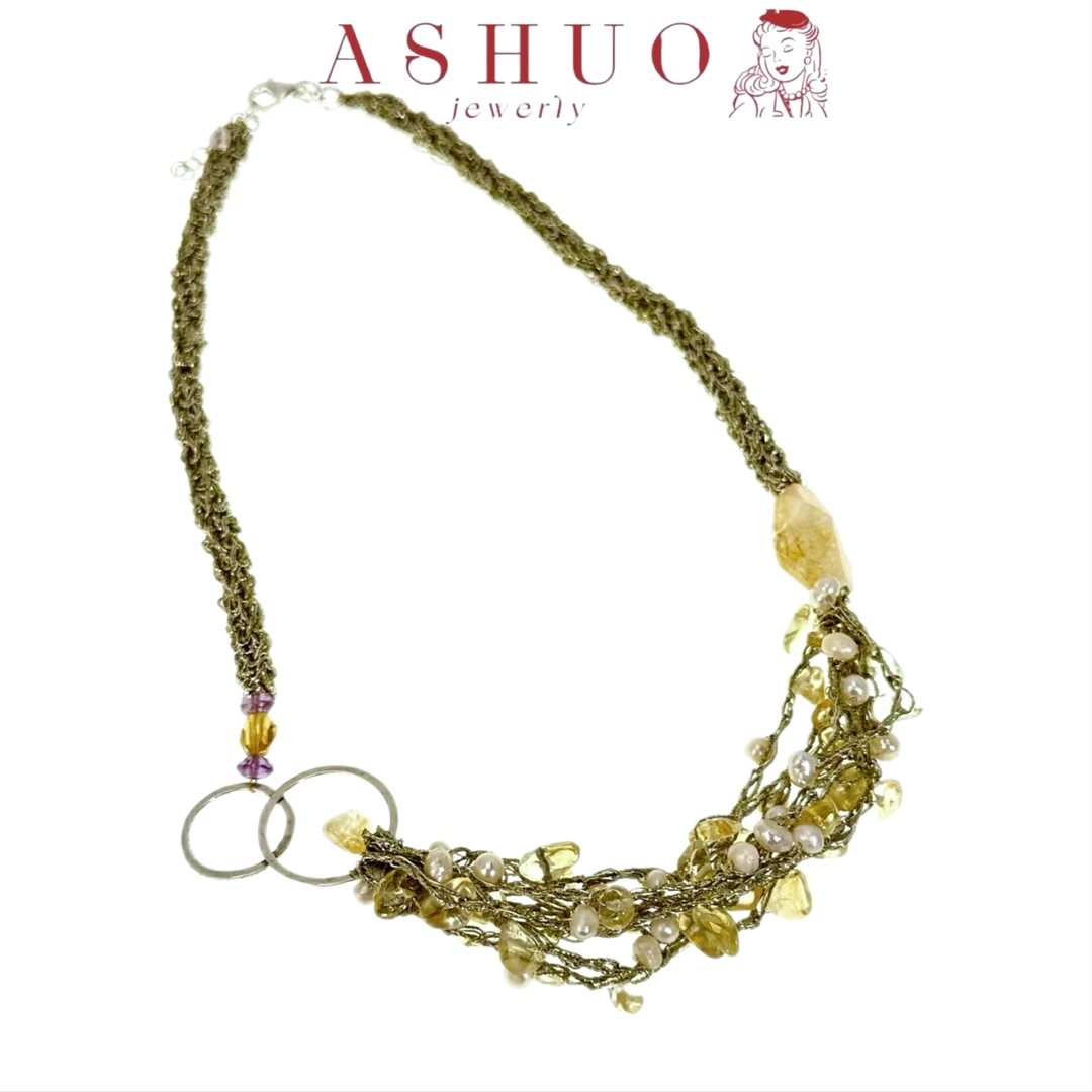 铜合金项链 阿烁中古 as11005