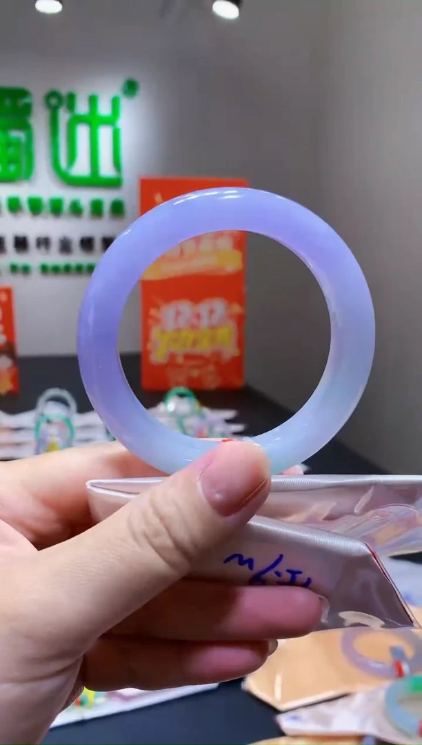 未镶嵌手镯翡翠-k99  天然缅甸A货翡翠58正圈总价15.9万定金2万