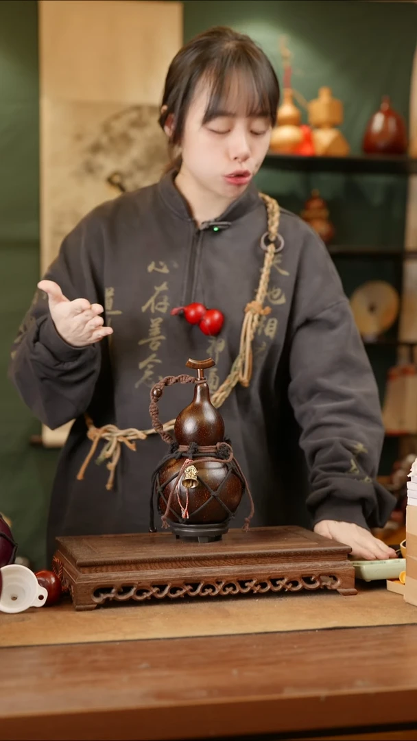 111号精品天然大漆酒葫芦一物一拍~