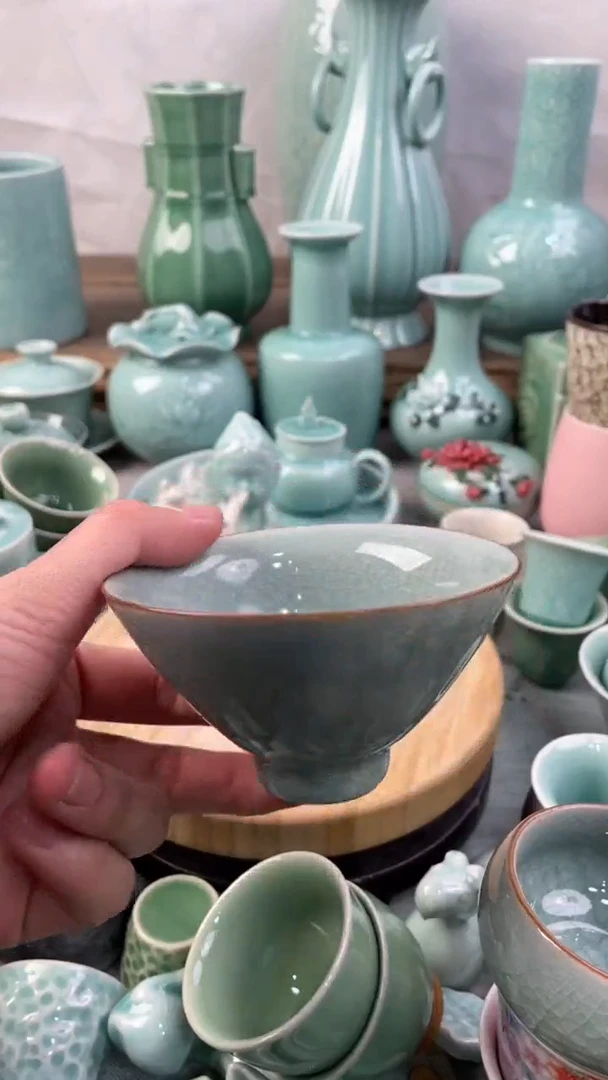 【闪购商品】特价福利 微瑕 慧仙青瓷