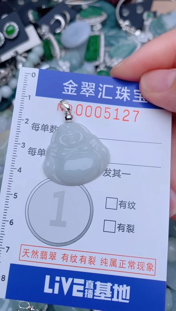 翡翠未镶嵌颈饰5127.......1