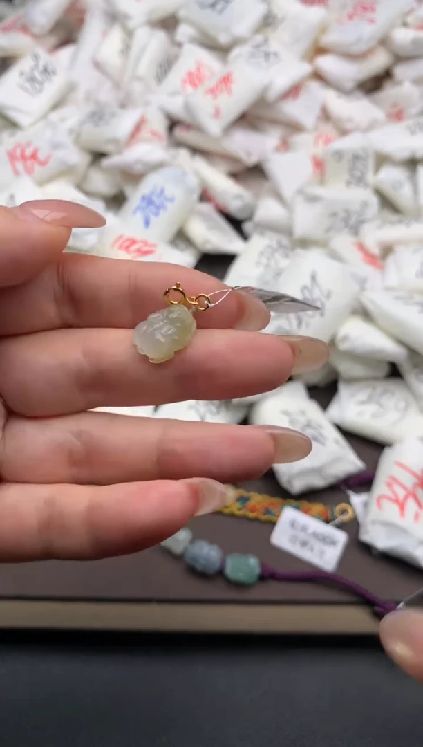 【闪购商品】翡翠挂件银S925镶嵌  一