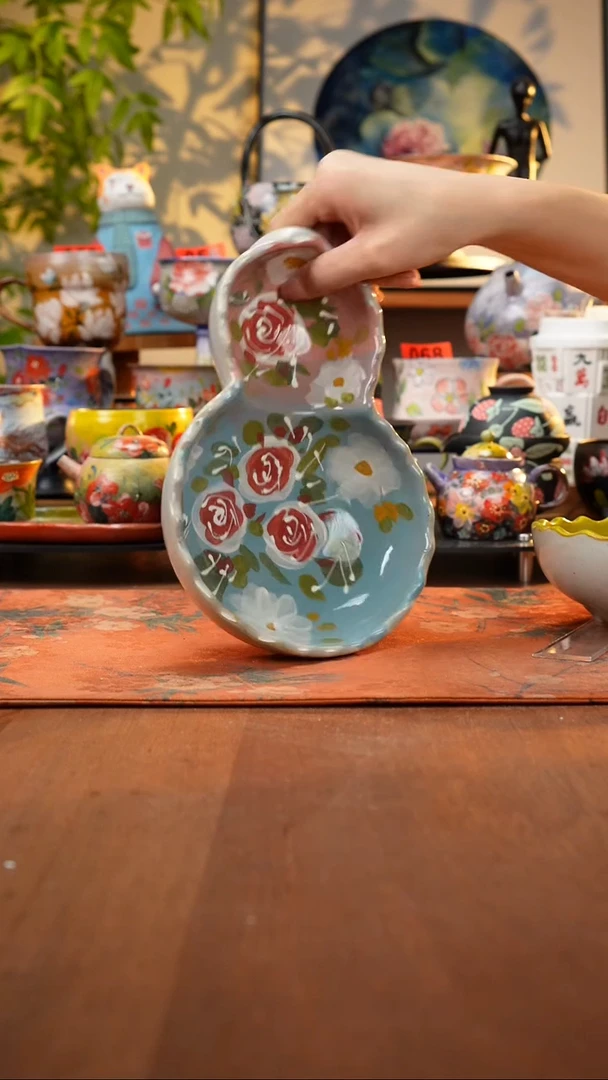 瓷片景德镇手工手绘050