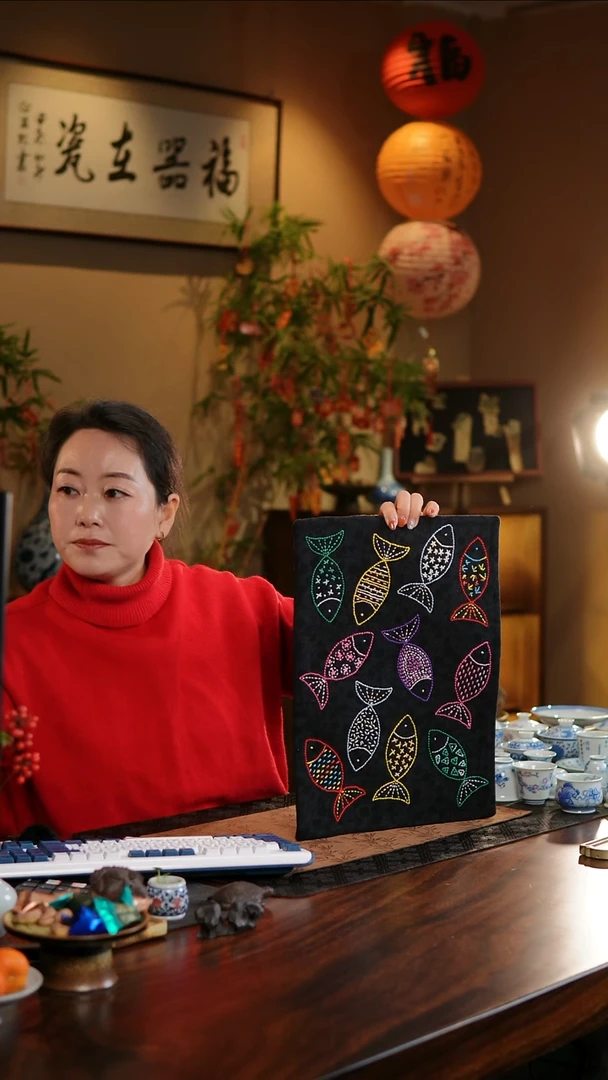 【闪购商品】织绣年年有鱼大茶席C款