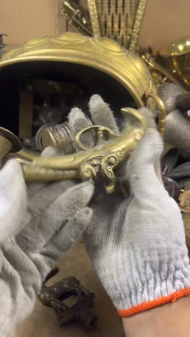 大**飞亿锦铜回流铜器摆件21