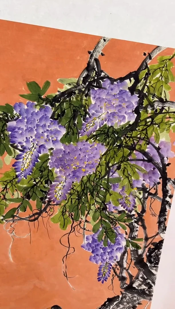 【闪购商品】国画道一老师亲笔绘画作品B76