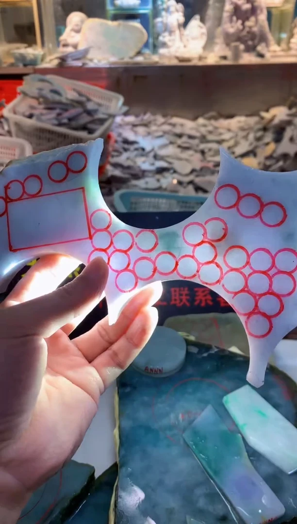 裸石翡翠0朗0翡翠珠宝993