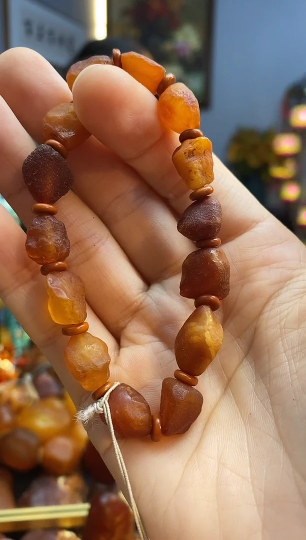 未镶嵌琥珀手串手串