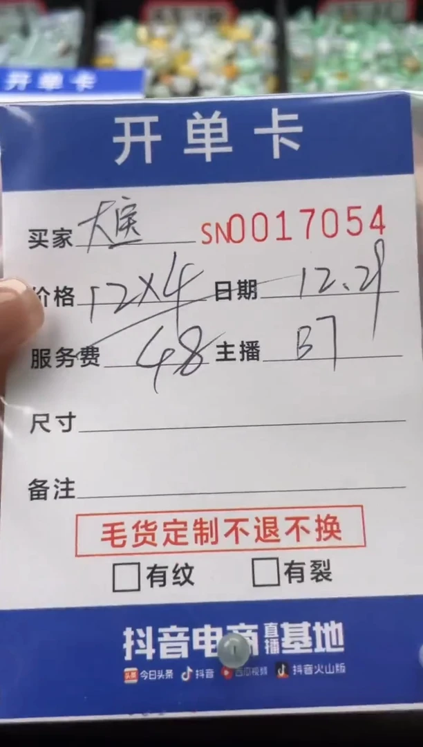 颈饰未镶嵌翡翠大*17054